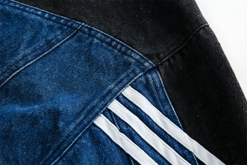 Adidas Loose Denim Jacket Men And Women