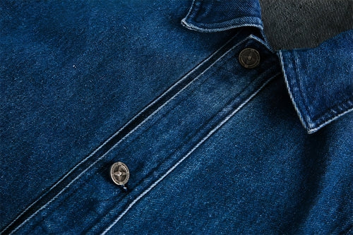 Adidas Loose Denim Jacket Men And Women