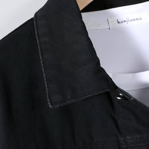 Men's Denim Black DressShirt