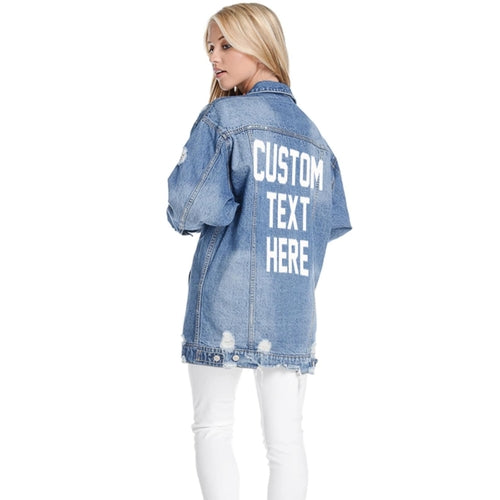 Customizable Premium Denim Jacket