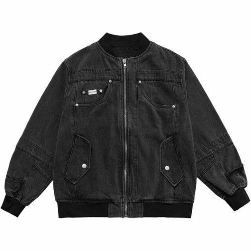 Denim Jacket Men Retro