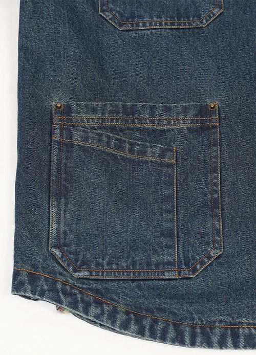 Men's Flannel Lined Utility Denim Shacket Workwear Inspired, 11.2 oz