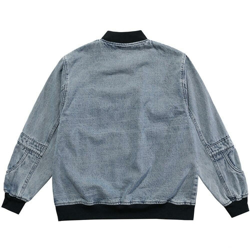 Denim Jacket Men Retro